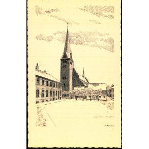V. Hancke - Helsingr - St. Olai Kirke - Stender u/n  - Ubrugt