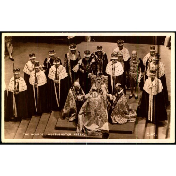 Coronation - Dronning Elizabeth  II - Westminster Abbey - Ubrugt