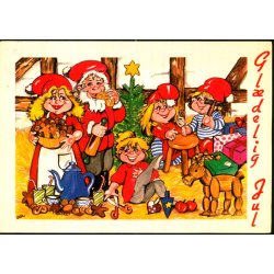 Illa - Gldelig Jul - Stender 150 100 335 - Postkort - Brugt