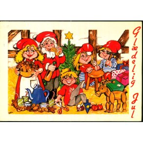 Illa - Gldelig Jul - Stender 150 100 335 - Postkort - Brugt