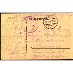 Feldpostkort - 15 - 3 - 17 - Til Apenrade 