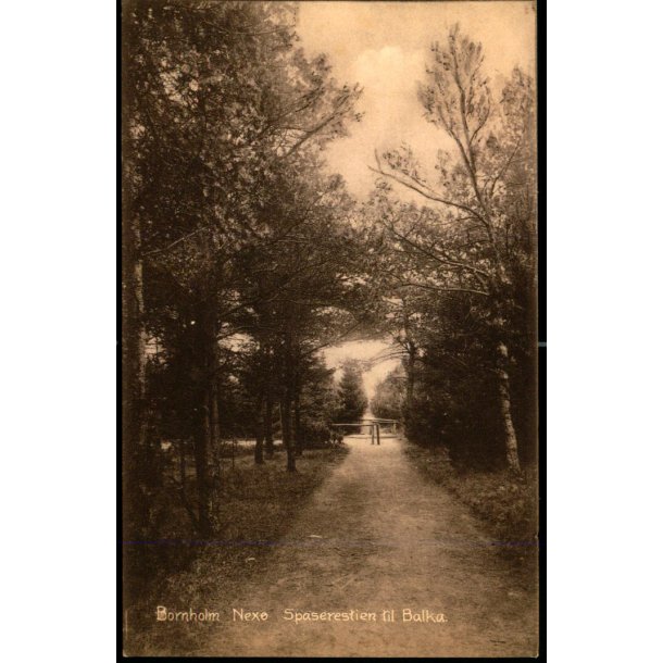 Bornholm - Nex - Spadsererstien til Balka - Peter Alstrup 3576 - Ubrugt