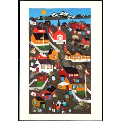 Grnlandsk Kunst - Kartonkort u/n - Ubrugt