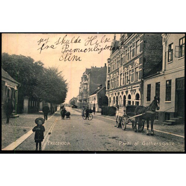 Fredericia - Parti af Gothersgade - u/n - Brugt