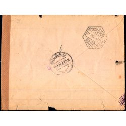 Luftpost - Censurbrev fra Spanien  9 - 11 - 43 - Til Danmark - Rifter !