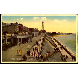 Efterporto - Postkort fra England 3 - 5- 51  til Kbenhavn  - Efterporto 13 re 