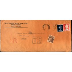 Efterporto - Brev fra England 7 - feb ?   til Birkerd