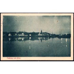 Faaborg ved Aften - J.J.N. 4738 - Brugt