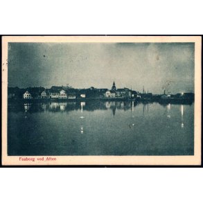 Faaborg ved Aften - J.J.N. 4738 - Brugt