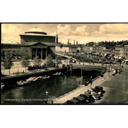 K�benhavn - Slotskirken og parti fra Stranden - Vekselkontorene 6173