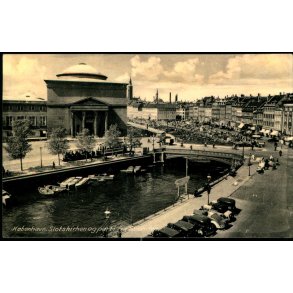 K�benhavn - Slotskirken og parti fra Stranden - Vekselkontorene 6173