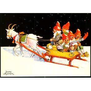 Jenny Nystrm - God Jul - Gott Nytt r - Eliasson u/n - Ubrugt