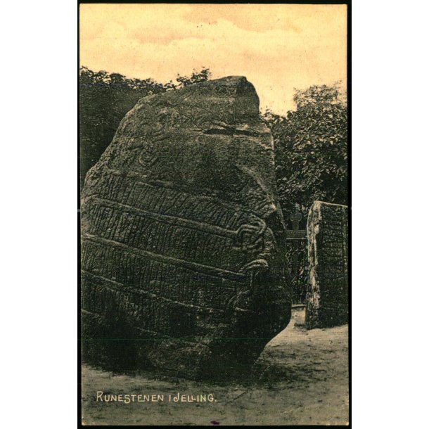 Runestenen i Jelling - Jelling Bogh. u/n - Brugt