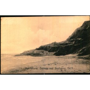 Det store Skred ved Bovbjerg 1909 - H. Riegels Bogh. 18111 - Ubrugt