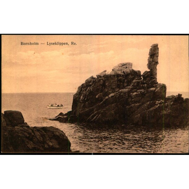 Bornholm - Lyseklippen - R - Frits Srensen 663 - Ubrugt