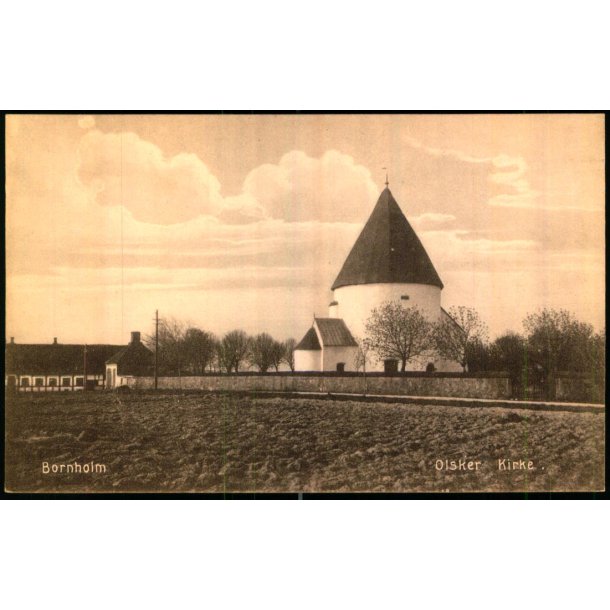 Bornholm - Olsker Kirke - S. Kollings Bogh. 83 - Ubrugt