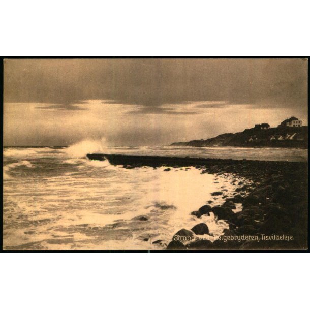 Strand ved B�lgebryderen - Tisvildeleje - S. Nielsen 49482 - Ubrugt
