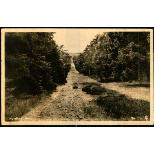 Nordhuslinien - Fotokort Stationskiosken 119 - Ubrugt