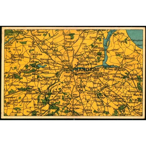 Randers - Stenders Turistbrevkort 11 - Ubrugt