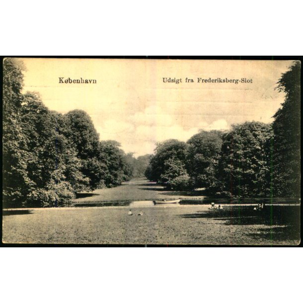 Kbenhavn - Udsigt fra Frederiksberg Slot - 10774 - Ubrugt