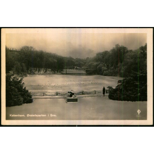 Kbenhavn - rstedsparken i Sne - Chr. Olsen 10 - Brugt