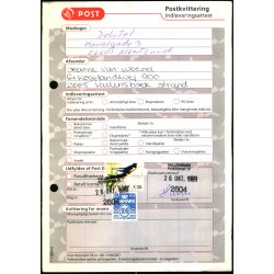 Postkvitering - ? -  26. Okt. 199 - 5,00