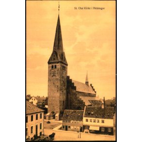 St. Olai Kirke i Helsing�r - J.M. 195 - Ubrugt