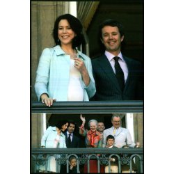 Kronprins Frederik og Kronprinsesse Mary - Kortg�rden KON 002 - Ubrugt