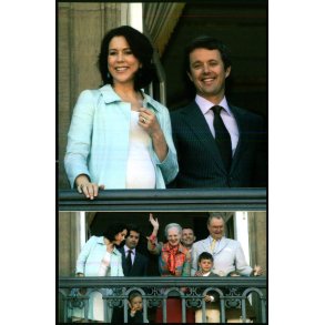 Kronprins Frederik og Kronprinsesse Mary - Kortgrden KON 002 - Ubrugt