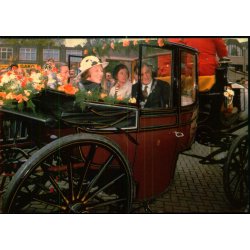 Dronning Beatrix - Prins Claus - Holland -  spanjersberg 839 - Ubrugt