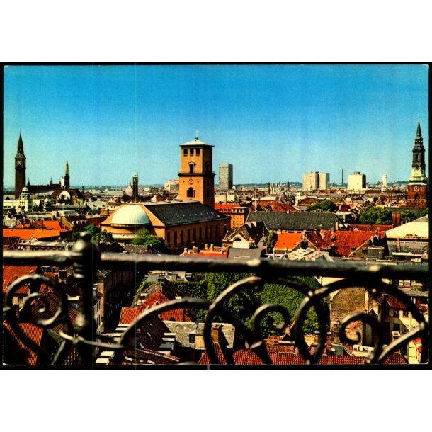 Udsigt fra Rundet�rn med Frue Kirke - Stender 149 101 719 - Brugt