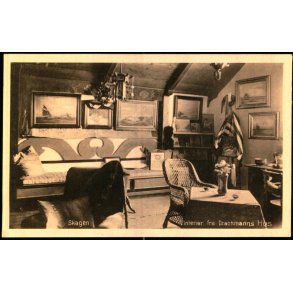 Skagen - Interi�r fra Drachmanns Hus - Knudstrup 57156 - Ubrugt