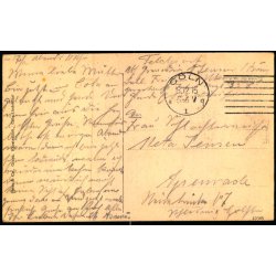 Feldpost - Cln 18 - 12 - 15  - Til Apenrade - Billedside : Cln a Rh.