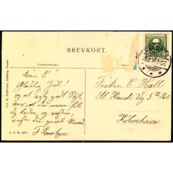 Faaborg ved Aften - J.J.N. 4738 - Brugt