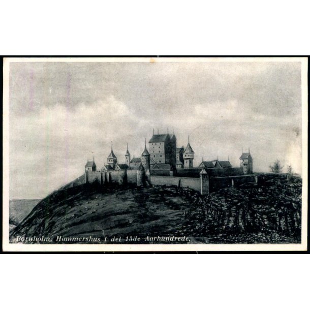 Bornholm - Hammershus i det 13 `te Aarh. - Colbergs Bogh. 565 - Brugt