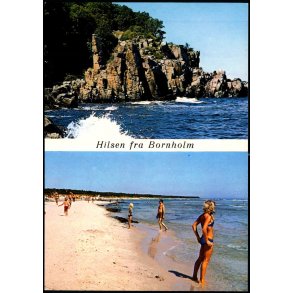 Hilsen fra  Bornholm - Dueodde - Rudolf Olsen 1538 - Ubrugt