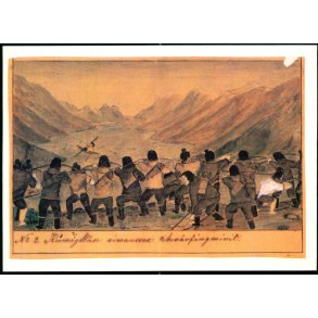 Grnlandsk Kunst - Kartonkort u/n - Ubrugt