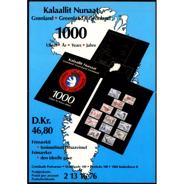 Frimrker den ideelle gave - Grnlands Post u/n - Ubrugt