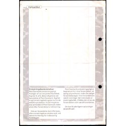 Postkvitering - 1 Brev - 15.  Jan. 1999 - 5,00 kr.