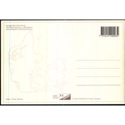 Kongeskibet - Dannebrog - Scandecor 6508 - 12x17 cm - Ubrugt