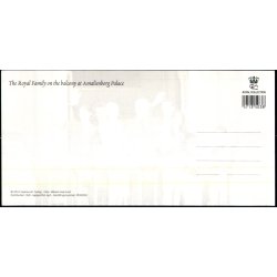 Den Danske Kongefamilie - Grnlund PKKF002- 10x21 cm. - Ubrugt