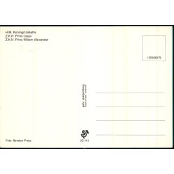 Dronning Beatrix - Prins Claus - Willem Alexander - Holland -  spanjersberg 879 - Ubrugt