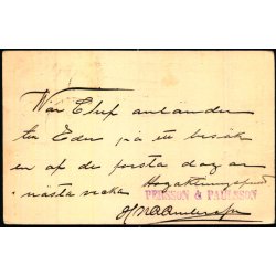 Fra Sveriege i Ramme - Postkort 4 - 2 - 98 - Til Skive