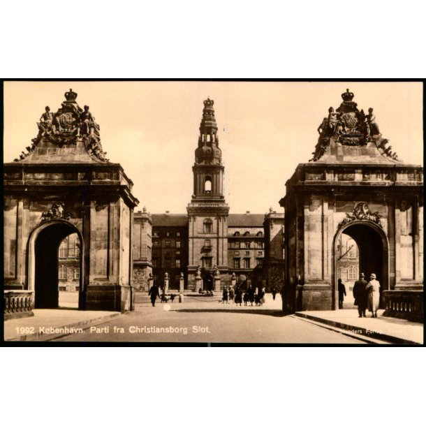 K�benhavn - Parti fra Christiansborg Slot - Stender 1992
