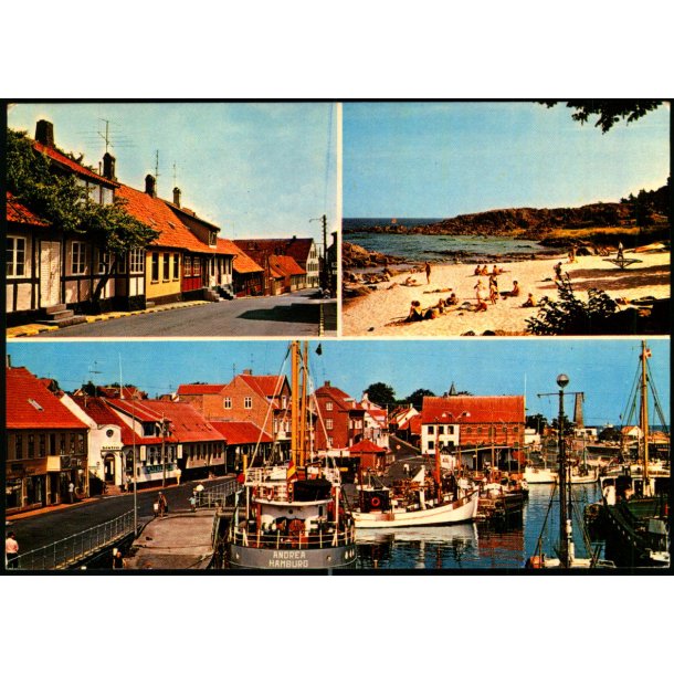 Bornholm - Partier fra Allinge - Colbergs Bogh. 8351 - Brugt
