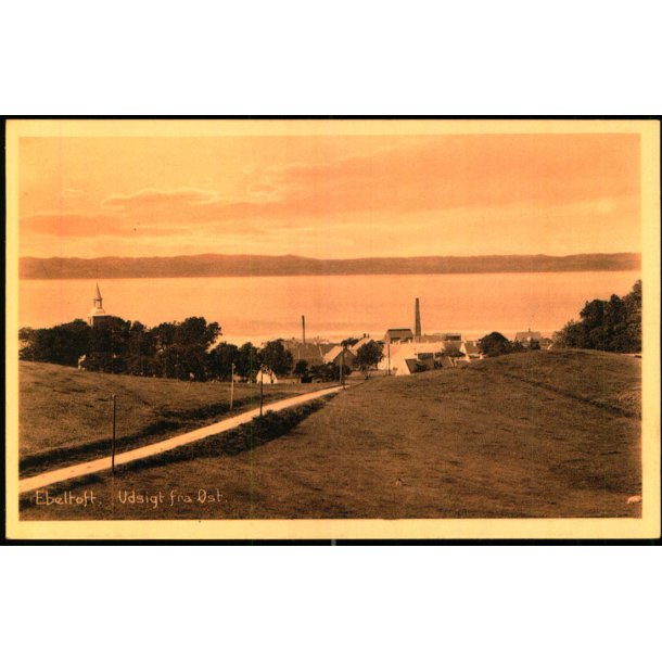 Ebeltoft - Udsigt fra �st - Ebeltoft Bogh. 34043 - Ubrugt