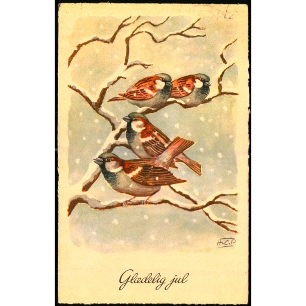 Hans Christian Petersen - Gldelig jul - Serie 61 - Brugt