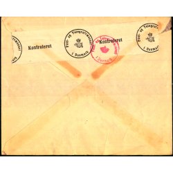 Censurbrev fra Sverige  9 -5 - 42 - Til Danmark