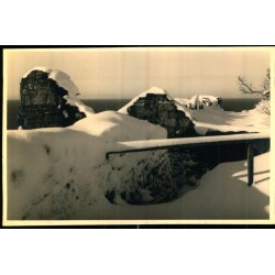 Hammershus i Sne - Fotokort u/n - Ubrugt