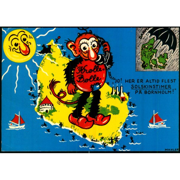 Bornholm - Solskinsen i stersen - Colbergs Bogh. 1658 - Brugt